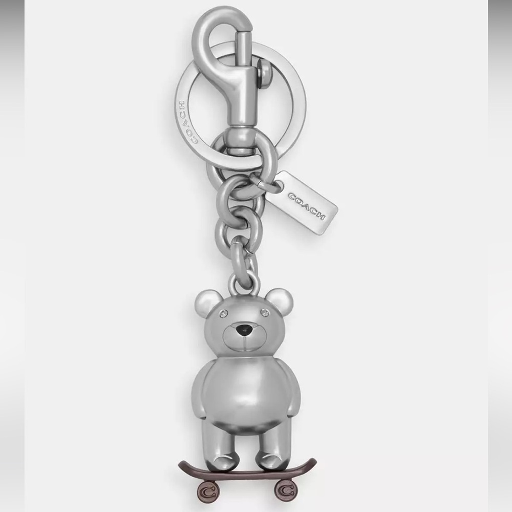 ✨LAST 1!✨ COACH | Limited Edition | Skateboarding Bear Bag Charm (Brand New!) 💘 - Picture 3 of 14